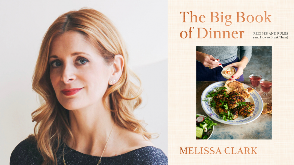 Melissa Clark and book
