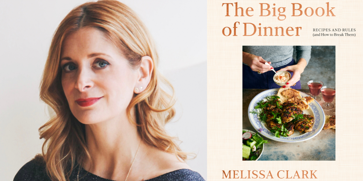 Melissa Clark and book